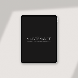 WordPress Website Maintenance Guide
