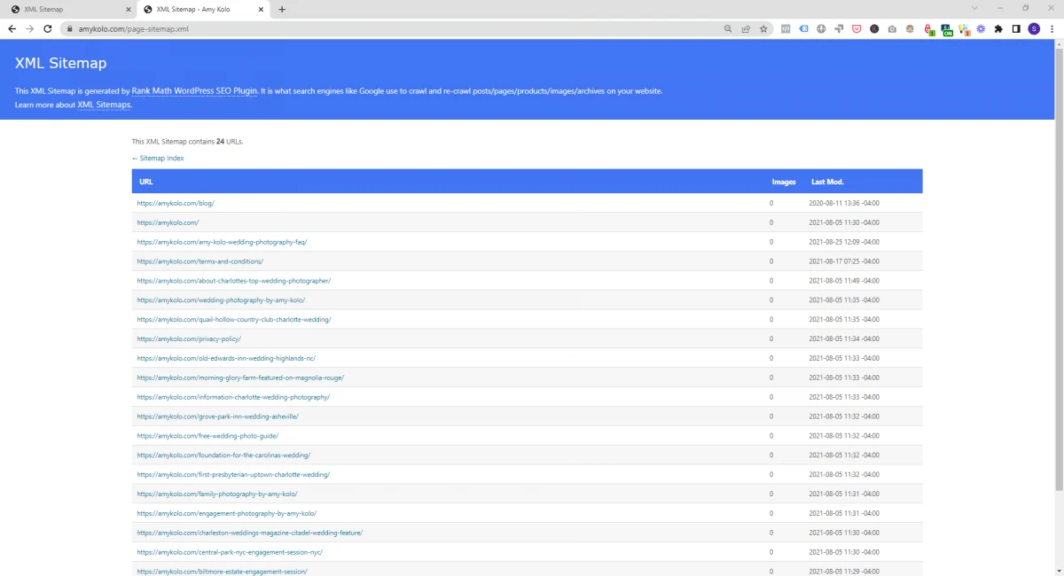 Showit Website Migration Checklist: A Step-By-Step Seo Guide Properly configured showit sitemap example