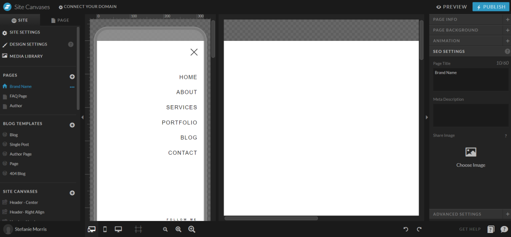 Unlock The Power Of Showit Search Engine Optimization Showit home page title and seo settings fields