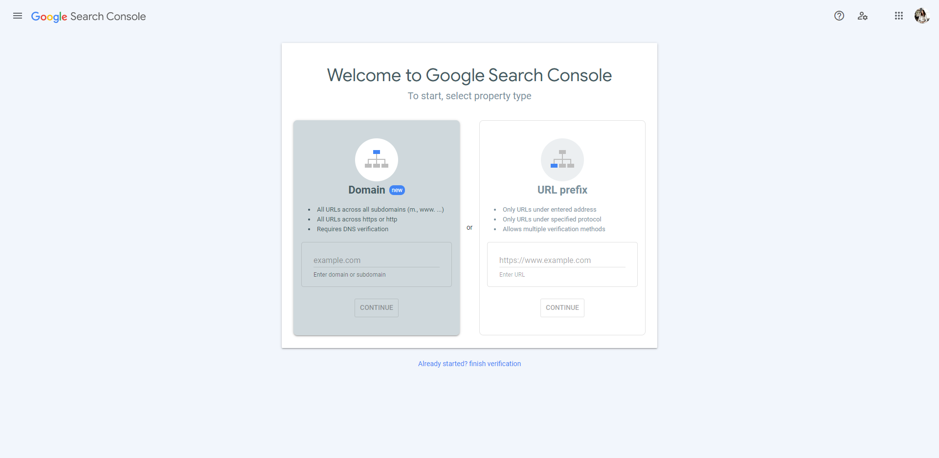 How To Use Google Search Console To Refine Keywords Google search console sign-in screen
